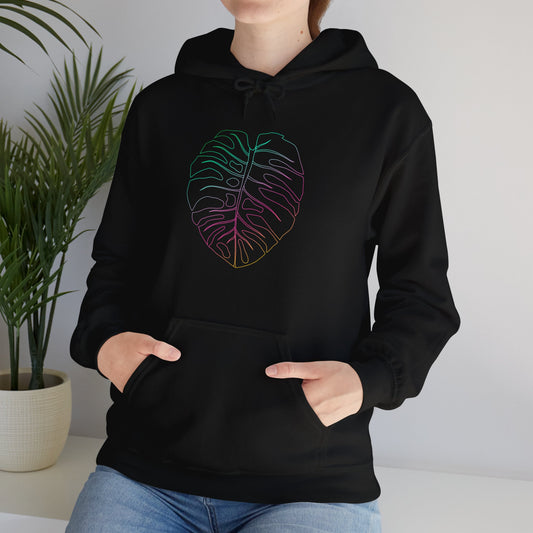 Monstera Unisex Heavy Hooded Sweatshirt